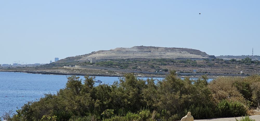 Maghtab Hill from Ta Fra Ben