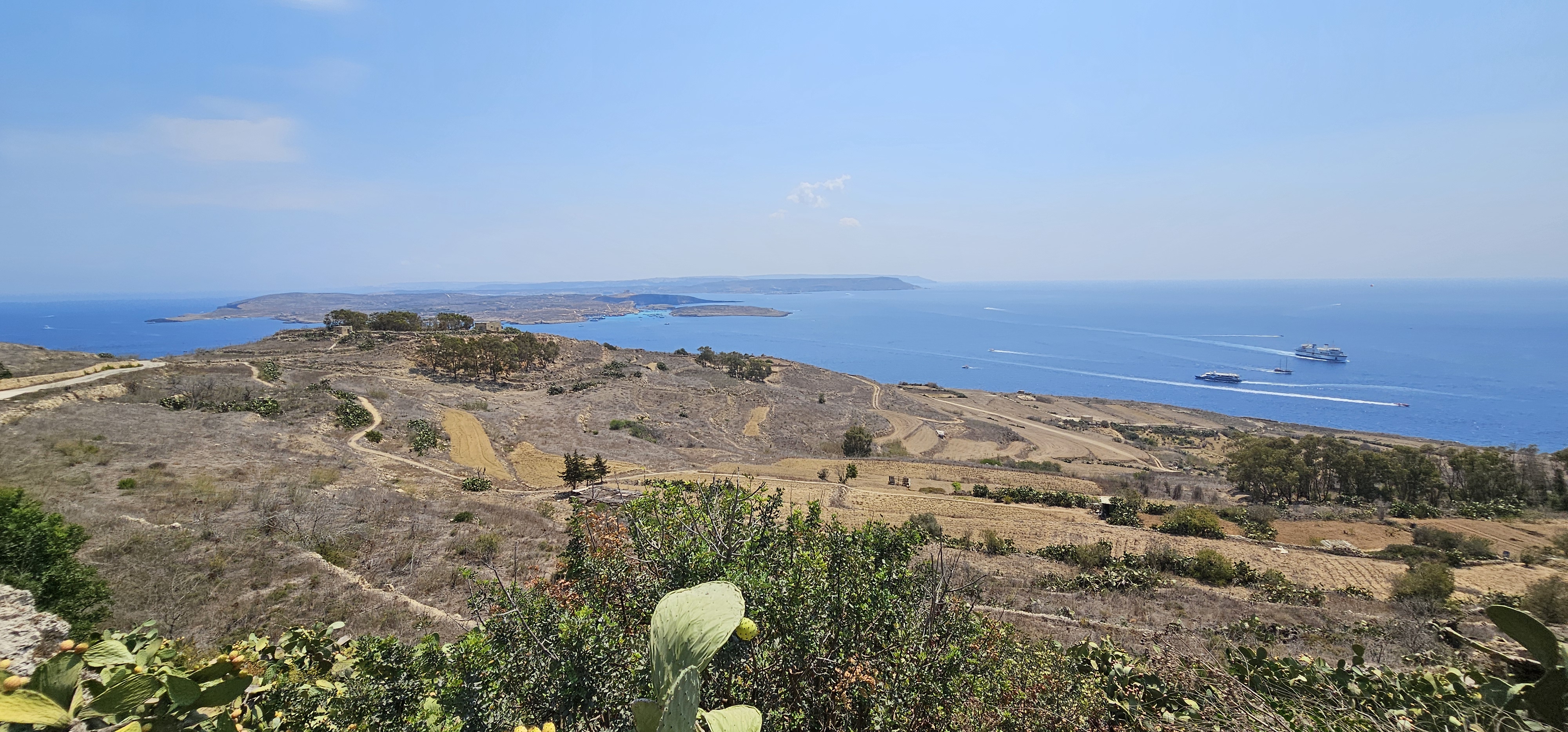 Gozo looking towards Malta